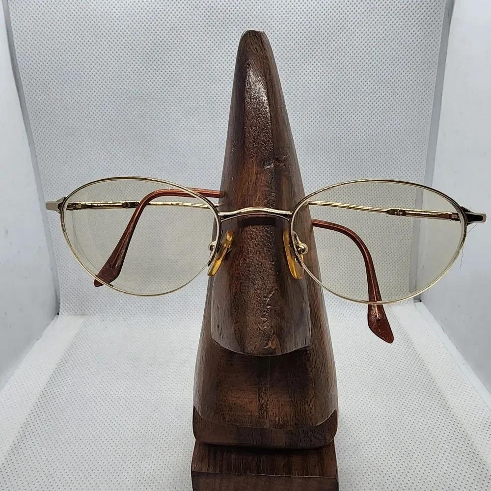 Brooks Brothers Gold & Brown Prescription Glasses Frames
